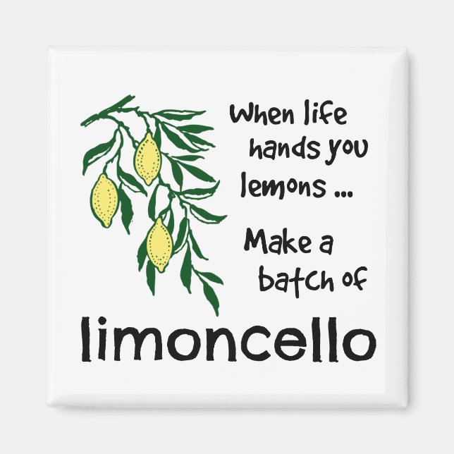 Make a Batch of Limoncello Lemon Liqueur Magnet (Front)