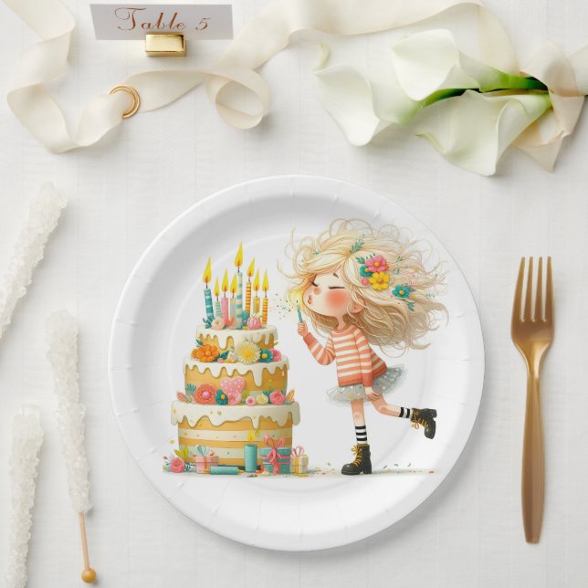 Make A Birthday Wish Paper Plate (Wedding)