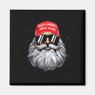 Make A Christmas Great Again Funny Xmas Trump Sant Magnet