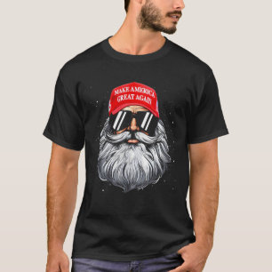 Make A Christmas Great Again Funny Xmas Trump Sant T-Shirt