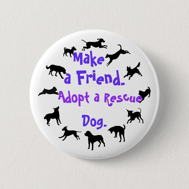 Make A Friend Button (Front)