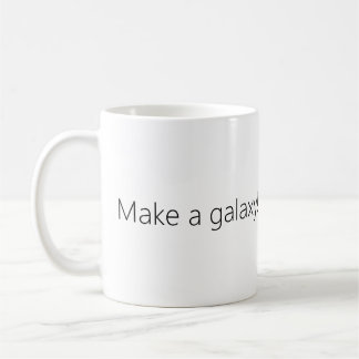 Make a galaxy! coffee mug