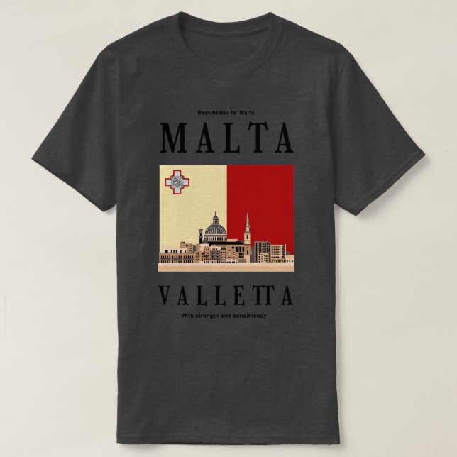 make a journey to Malta T-Shirt (Design Front)
