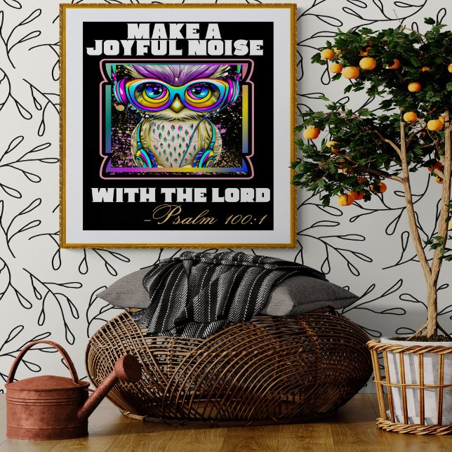 Make a Joyful Noise Christian Faith Poster (Creator Uploaded)