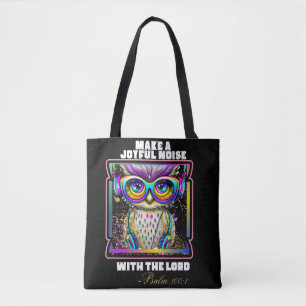 Make a Joyful Noise Christian Faith Tote Bag