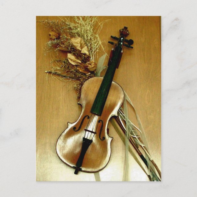 Make A Joyful  Noise Holiday Postcard (Front)