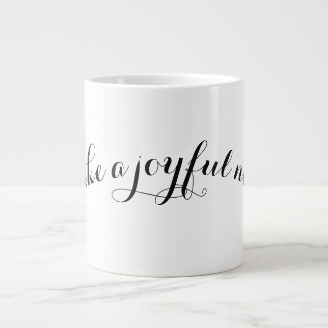 Make a Joyful Noise Large Coffee Mug (Front)