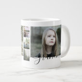 Make a Personalised family Photo keepsake Large Coffee Mug (Front Right)