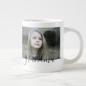 Make a Personalised family Photo keepsake Large Coffee Mug (Right)