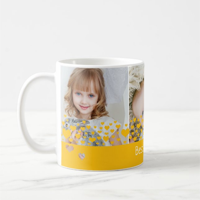 Make a Personalised Heart Photo keepsake Coffee Mug (Left)