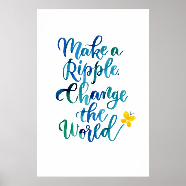 Make A Ripple Poster (Front)