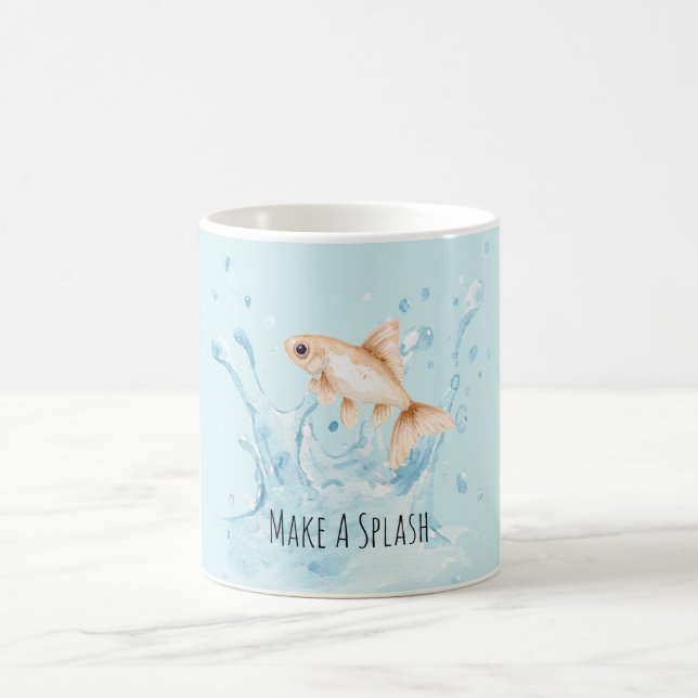 Make A Splash Fish Coffee Mug (Center)