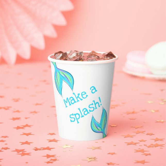 Make a Splash! Mermaid Paper Cups (Insitu)