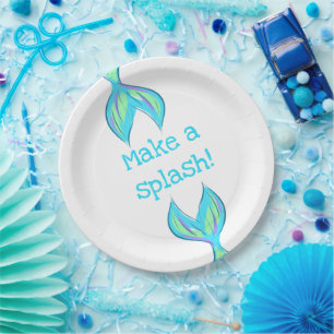 Make a Splash! Mermaid Paper Plate
