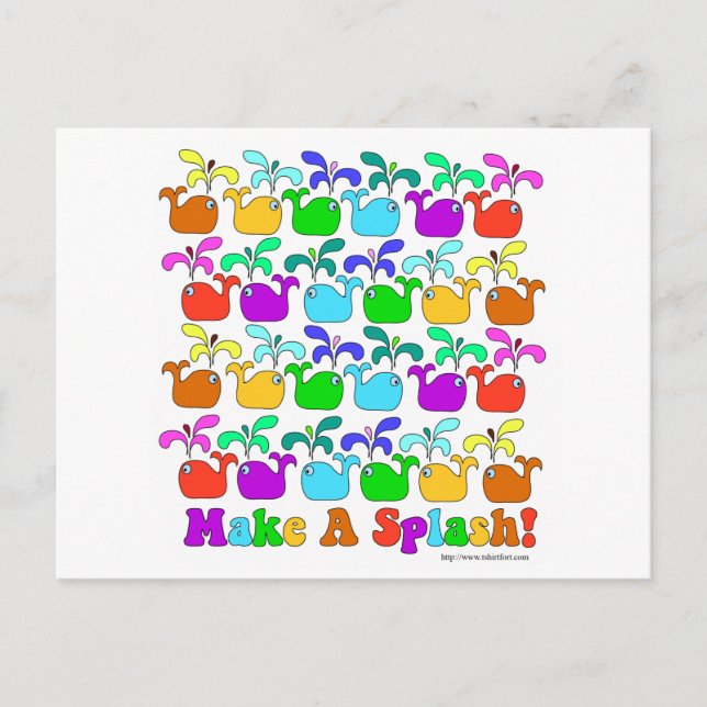 Make A Splash Postcard (Front)
