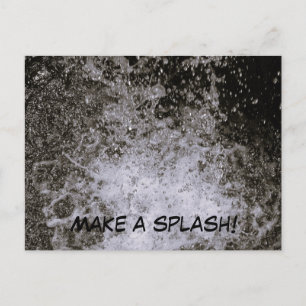 Make a splash postcard