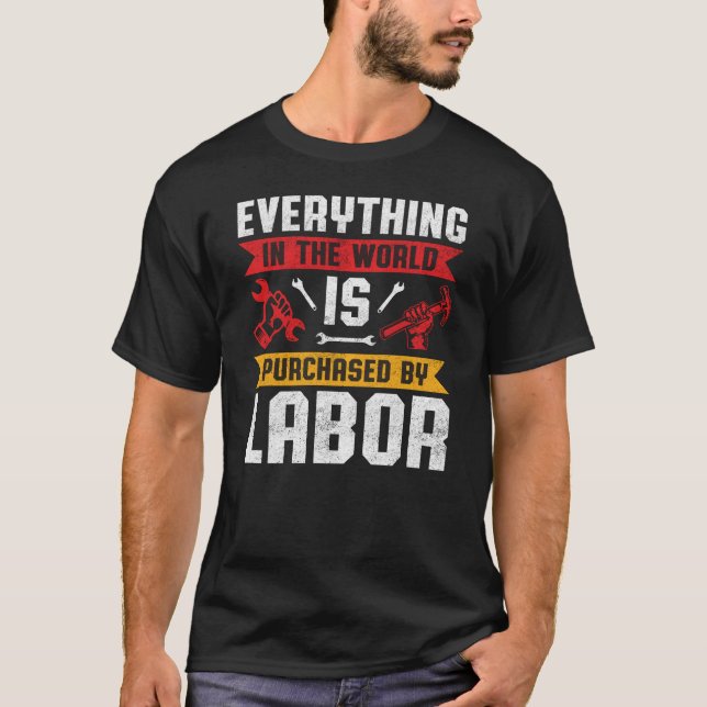 Make a Statement this Labour Day: Discover Unique T-Shirt (Front)