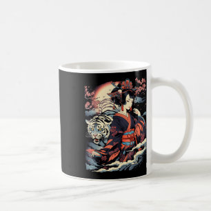 Make A Statement With This Bold Geisha And Tiger T Coffee Mug