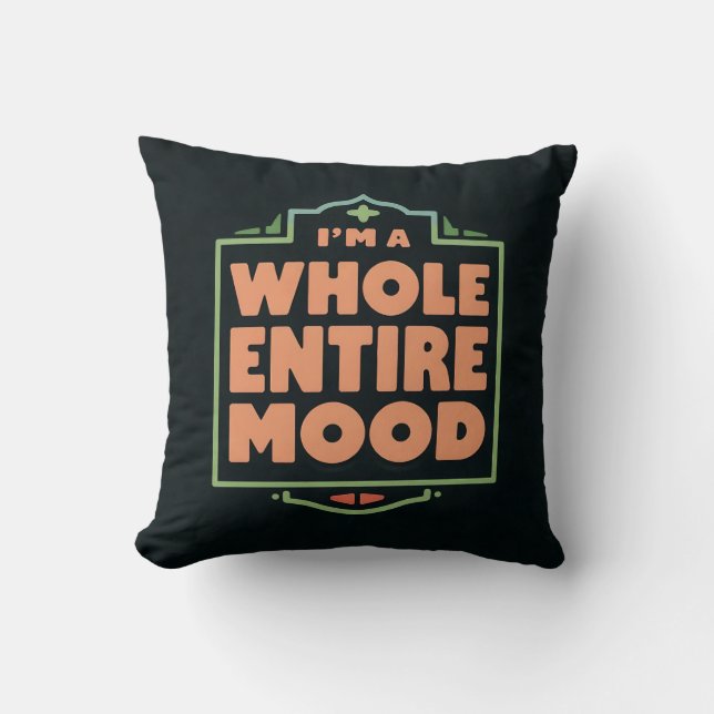 Make a Statement with This Bold Throw Pillow 🛋️🔥 (Front)
