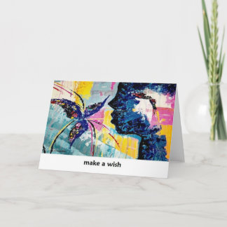 Make a Wish Art CArd by Augustine