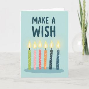 Make A Wish Birthday Candle Card