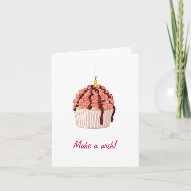 Make a Wish Birthday Card (Front)