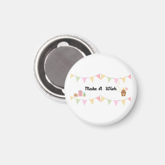 Make A Wish – Birthday Party Bann Magnet