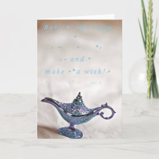 Make a wish! card