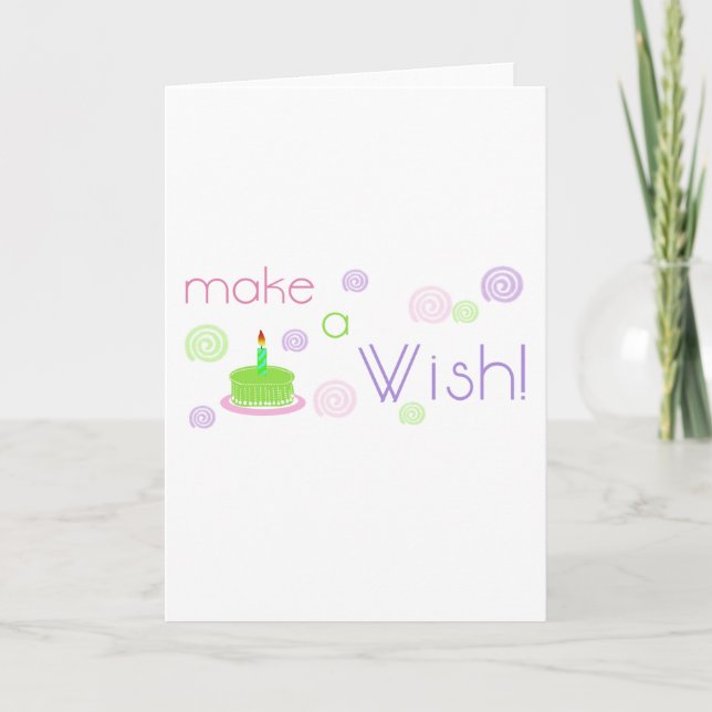 Make a Wish Card (Front)