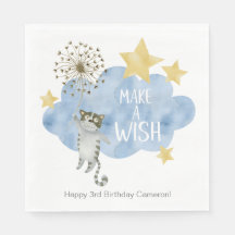 Make A Wish Cat Star Cloud Any Age Birthday Party 