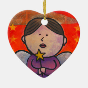 Make A Wish Ceramic Ornament