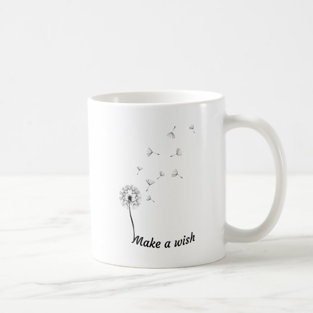 Make a Wish Dandelion Drinking Mug (Right)