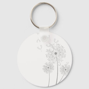 Make A Wish Dandelion Key Ring