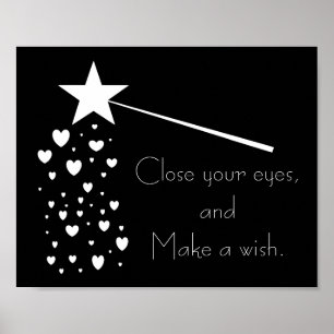 Make a Wish Frameable Poster