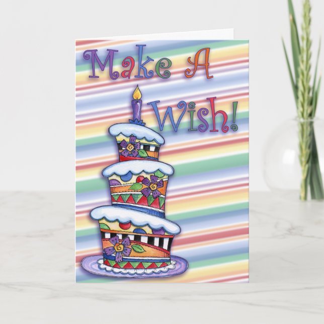 Make A Wish - Greeting Card (Front)