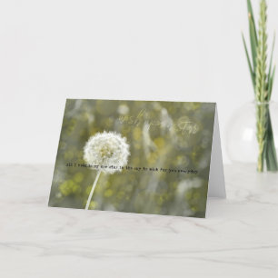 MAKE A WISH Greeting Card