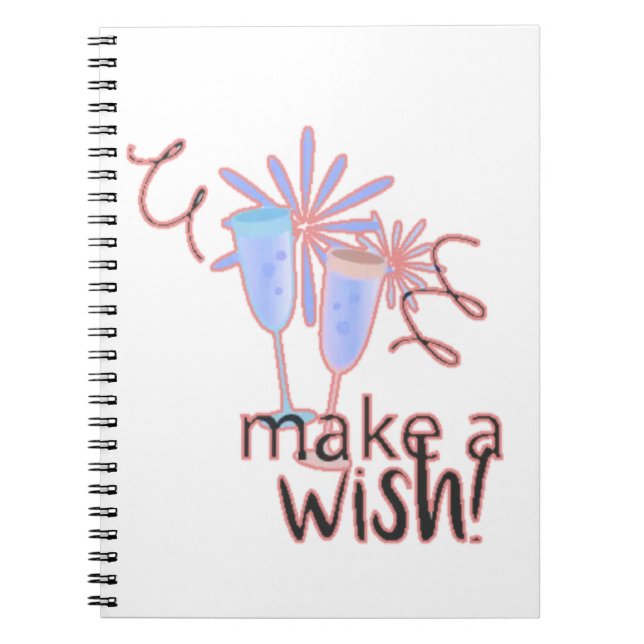 Make a Wish Hardcover Notebook (Front)