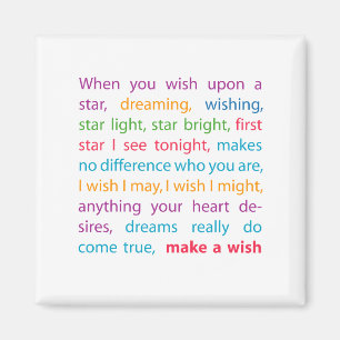 Make a Wish Magnet