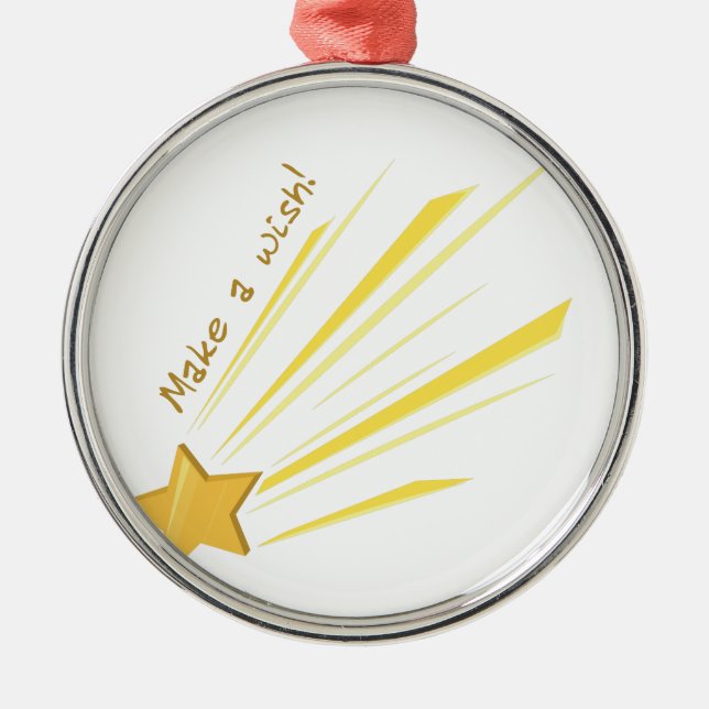 Make a Wish Metal Ornament (Front)