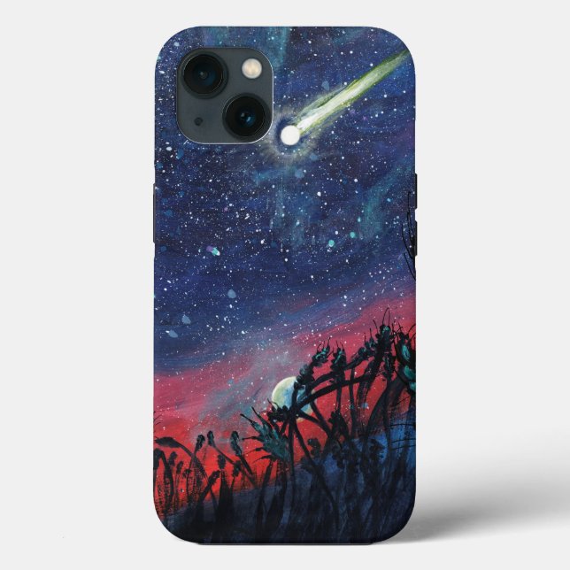 Make a Wish on a Shooting Star Illustration Case-Mate iPhone Case (Back)