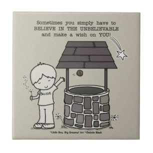 Make a Wish on You! Ceramic Tile