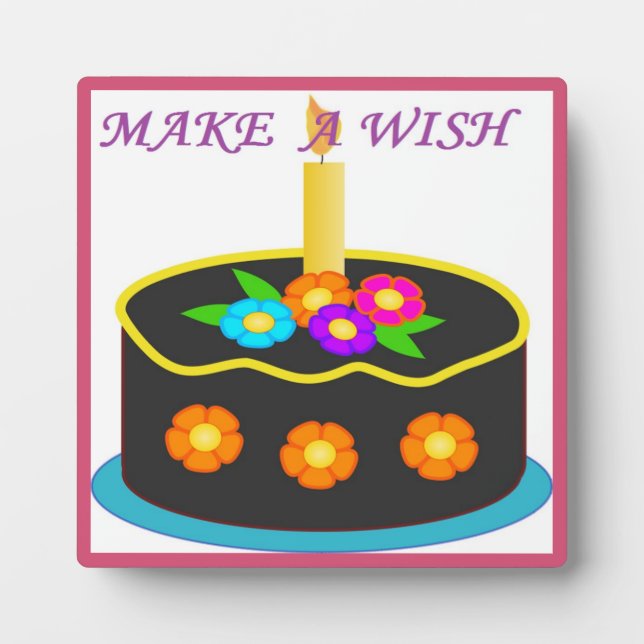 MAKE A WISH PLAQUE (Front)