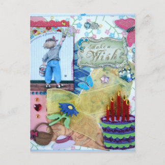 Make a Wish Postcard