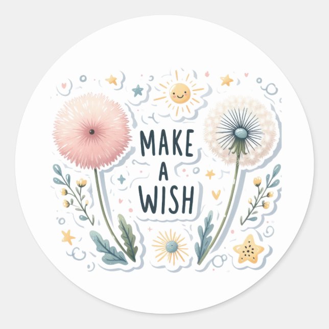 Make a wish  Stickers (Front)
