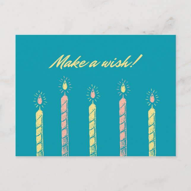 Make a wish! You are a light to the world Postcard (Front)