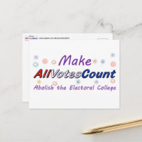 Make All Votes Count postcards