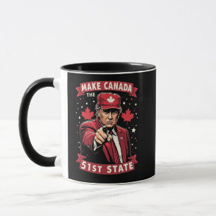 Make America 51st State Canadian American  Mug