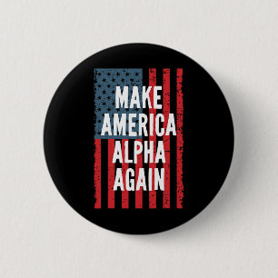 Make America Again Fourth Of July Independence Day 6 Cm Round Badge