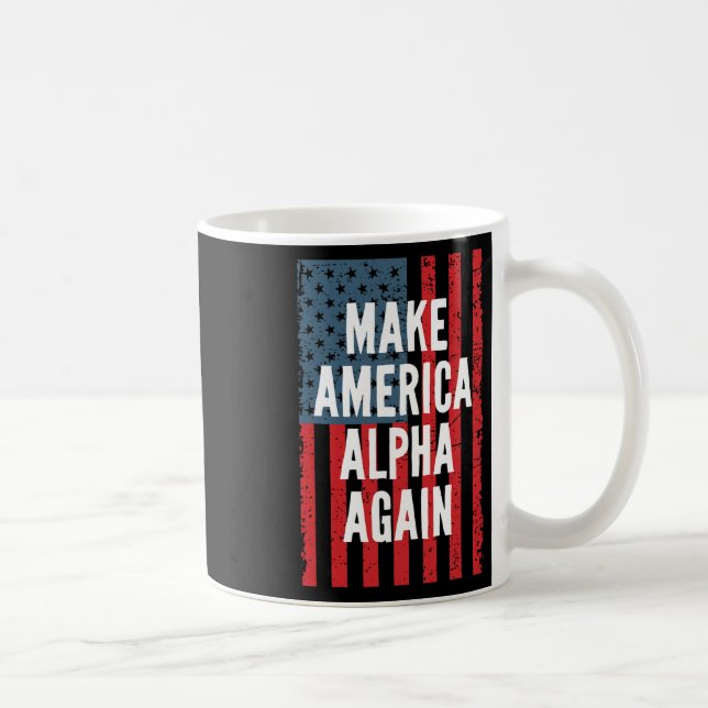 Make America Again Fourth Of July Independence Day Coffee Mug (Right)