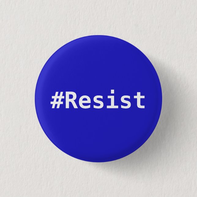 Make America America Again - #Resist 3 Cm Round Badge (Front)